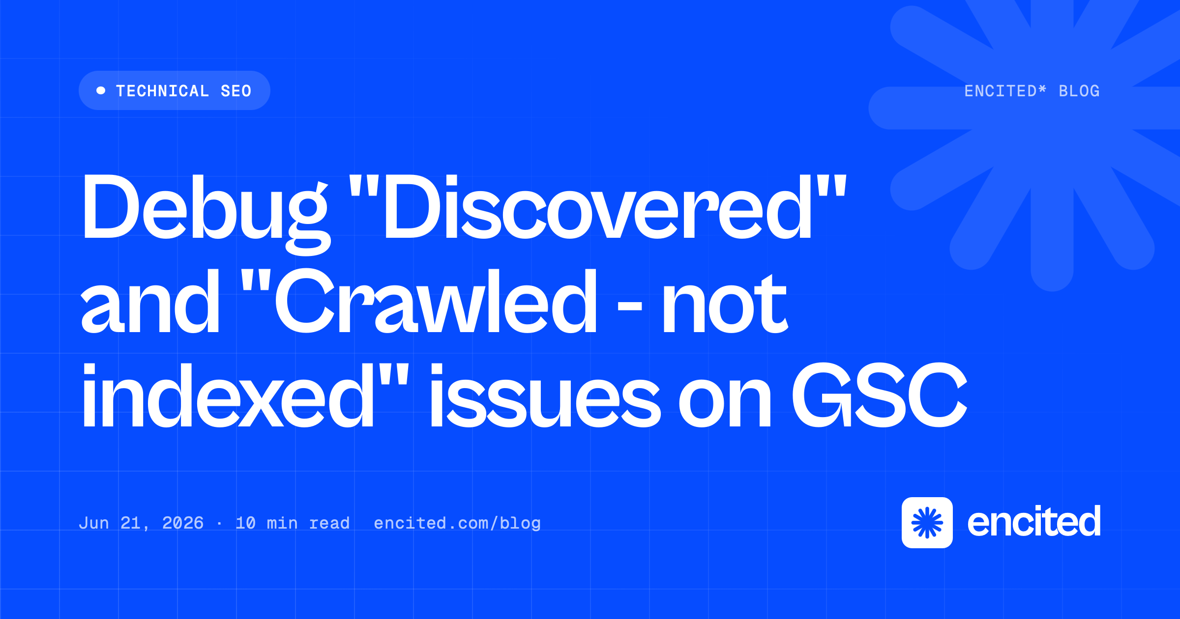 Debug Discovered and Crawled currently not indexed in Google Search Console