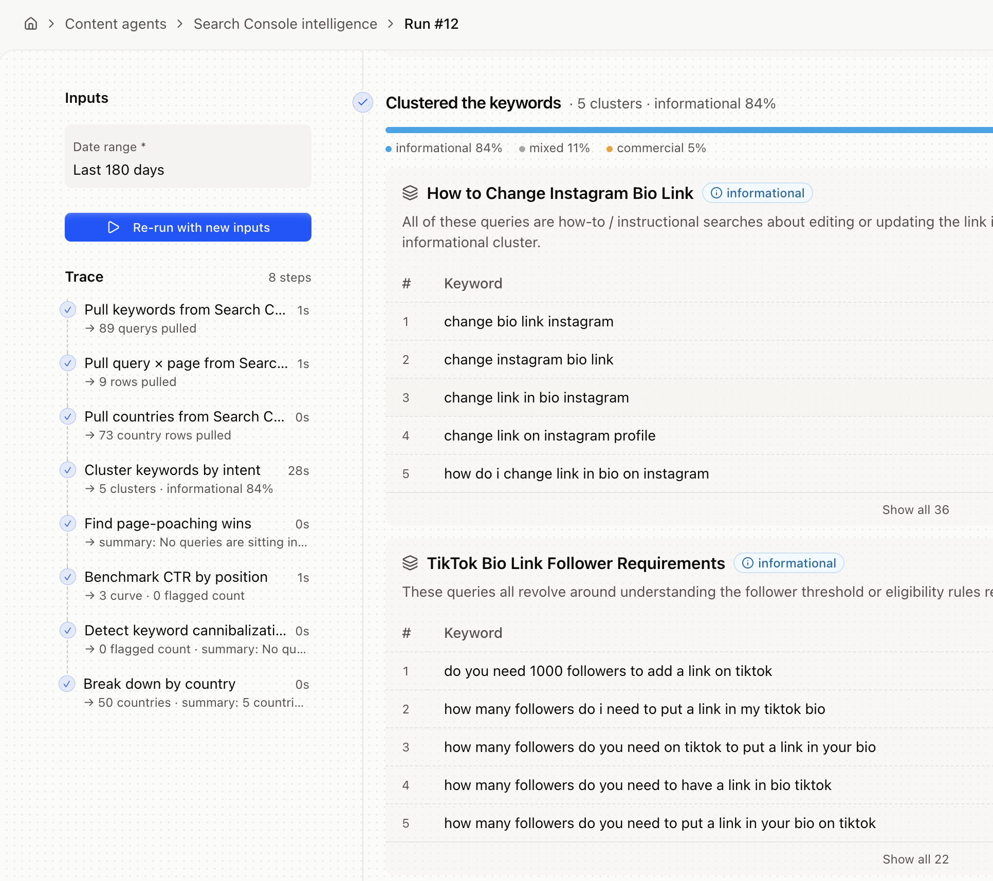 Search Console opportunities: striking-distance queries and pages worth a refresh